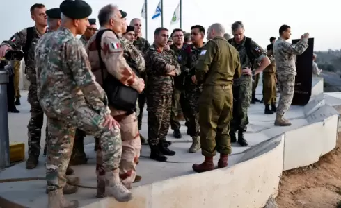 بالفيديو: المقر الجديد لقوة الاستقرار الدولية بكرم أبو سالم