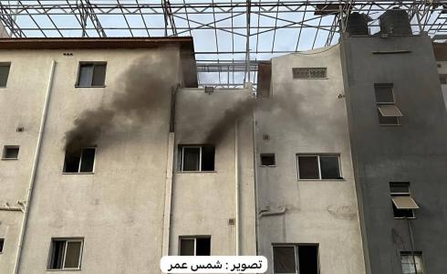 حريق داخل قسم الولادة في مستشفى الشفاء
