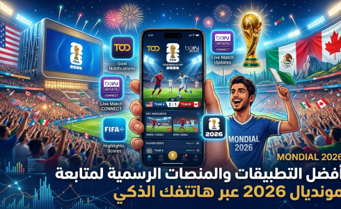 أفضل التطبيقات والمنصات الرسمية لمتابعة كأس العالم 2026 عبر هاتفك الذكي