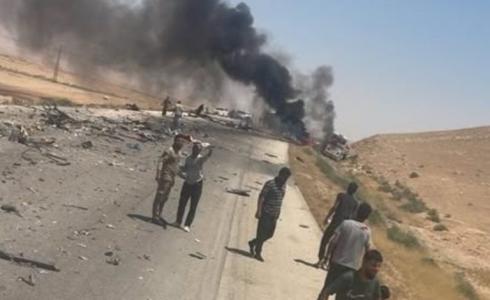 حادث سير مروع على طريق دمشق - دير الزور