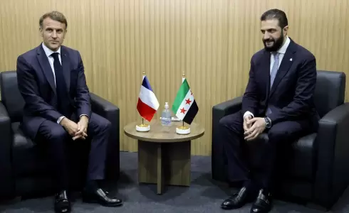 ماكرون يصل إلى دمشق