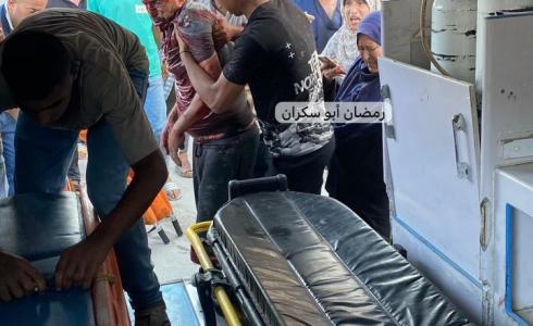 شهيدان بقصف إسرائيلي عند مفترق السامر وسط مدينة غزة