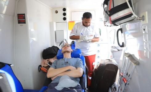 غزة: إجلاء 40 مريضًا و62 مرافقًا للعلاج خارج القطاع