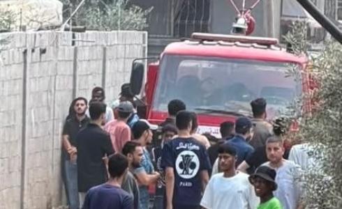 من مكان استهدف الشهيد في دير البلح