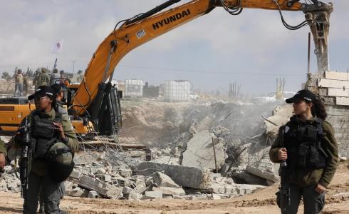 عمليات الهدم للاحتلال بالضفة - أرشيف