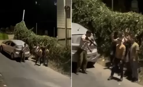 مستوطن مسلح ينكل بخمسة أطفال فلسطينيين في الخليل