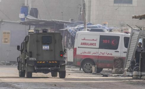 اسعاف وسط جيب إسرائيلي بالضفة - أرشيف