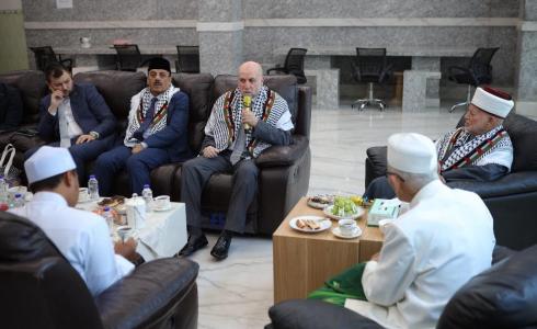 الهباش يبحث مع جمعية نهضة العلماء في اندونيسيا تعزيز التعاون