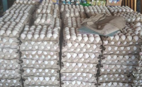 مباحث التموين بخانيونس تتلف 552 طبق بيض غير صالح للاستهلاك