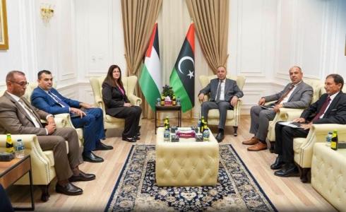 فلسطين وليبيا تتفقان على تشكيل لجنة مشتركة