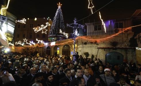 شجرة الميلاد في القدس 