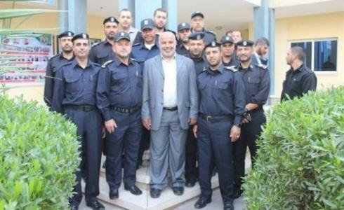 خلال زيارة أبو نعيم لشرطة رفح