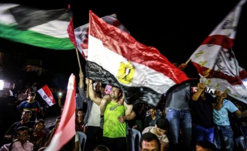 جانب من الاحتفالات في غزة -عدسة وكالة سوا الاخبارية-