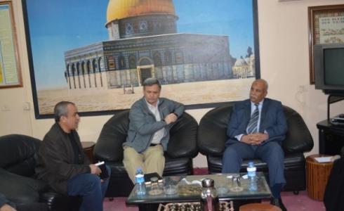 يوسف ابراهيم خلال لقاء منظمة الغذاء العالمي