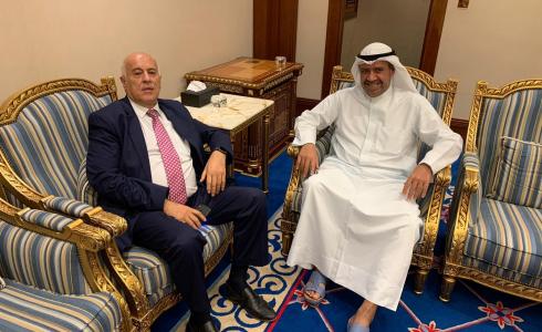 الرجوب يطلع باخ والشيخ الصباح على واقع الرياضة الفلسطينية