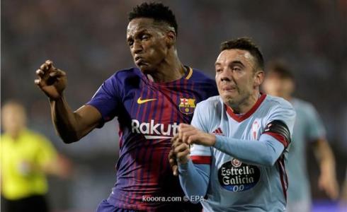 من مباراة برشلونة وسيلتا فيغو في الدوري الاسباني
