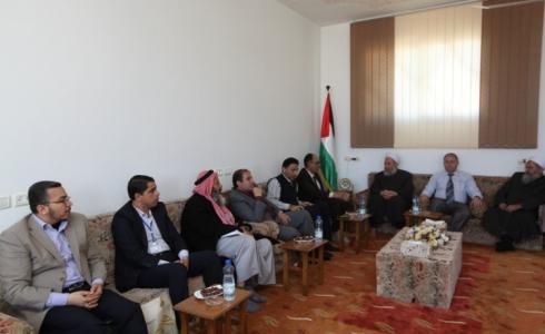 المجلس العلمي يستقبل وفداً من جامعة القدس المفتوحة 