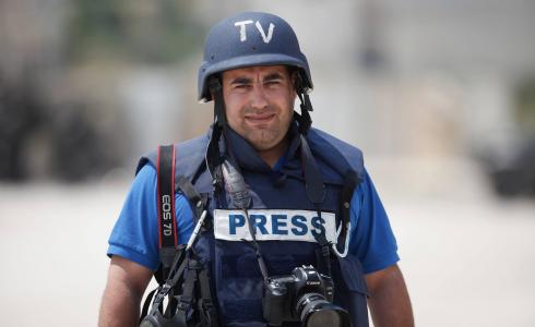 مصور وكالة الأنباء الفلسطينية بهاء نصر