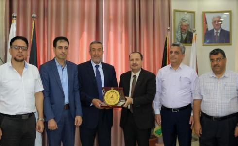 جامعة الأقصى توقع مذكرة تفاهم مع محطة وشركة توليد كهرباء غزة 