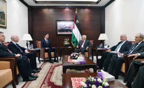 لقاء الرئيس عباس مع مبعوث ترامب