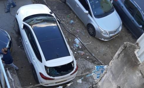 من مكان حادثة الاعتداء في ام الفحم