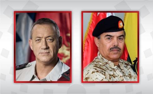 وزير الدفاع البحريني عبدالله بن حسن النعيمي ونظيره الإسرائيلي بيني غانتس