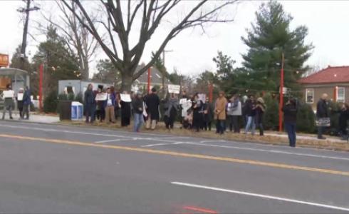 مظاهرة تضامنية مع حلب