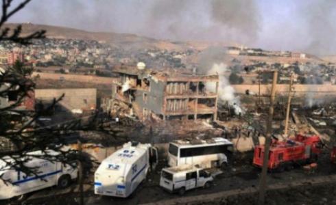 دُمِّر مركز مكافحة الشغب بشكل كامل