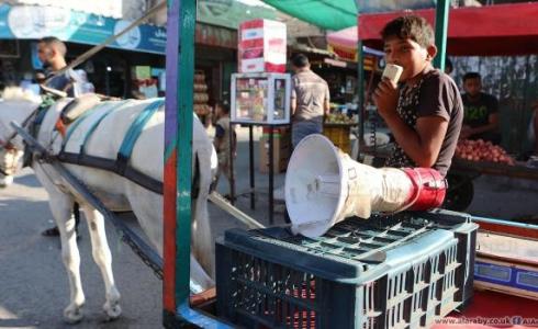 بائع جوال في غزة