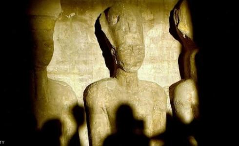 اكتشاف بقايا معبد للملك رمسيس الثاني ف