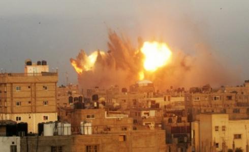 غارة اسرائيلية على غزة