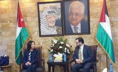 وزير الثقافة يستقبل الأميرة ريم العلي