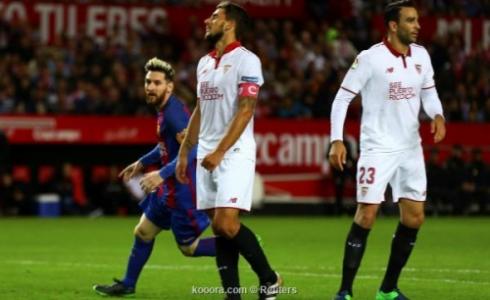 برشلونة يفوز على اشبيلية