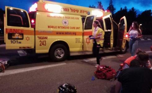 إصابة مواطن بالرأس اثر حادث طرق في الجولان