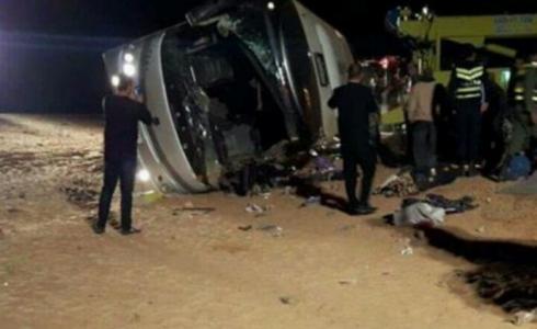 حادث سير لحافلة معتمرين -توضيحية-