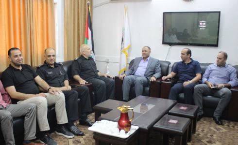 الدفاع المدني يستقبل وفد من المستشفى الأردني