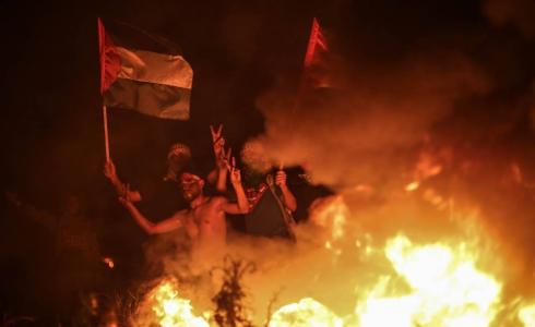 الإرباك الليلي على حدود غزة - ارشيف