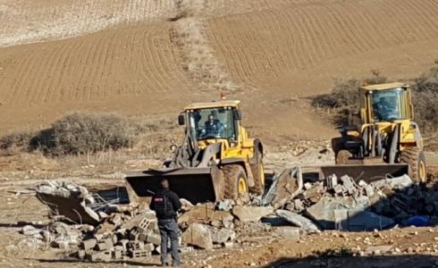 هدم منزل في النقب - ارشيف