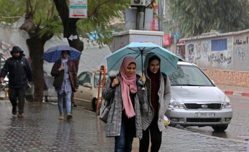 طقس فلسطين يتأثر بمنخفض جوي جديد - أرشيف