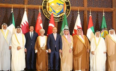 وزراء خارجية دول مجلس التعاون الخليجي وتركيا