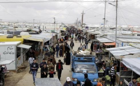 مخيم للاجئين الفلسطينيين بسوريا/ توضيحية