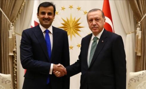 أردوغان وأمير قطر