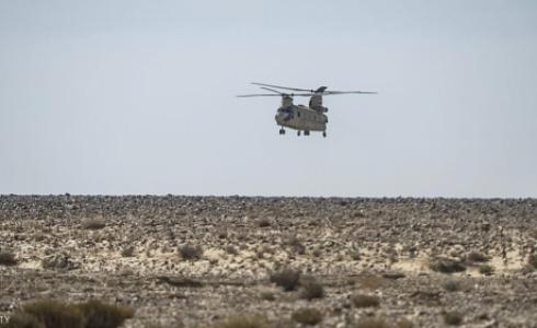 مروحية مصرية في سيناء / ارشيفية