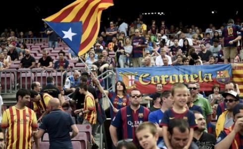 جماهير برشلونة يمكن لها أن تحمل علم كاتالونيا في نهائي الكأس.