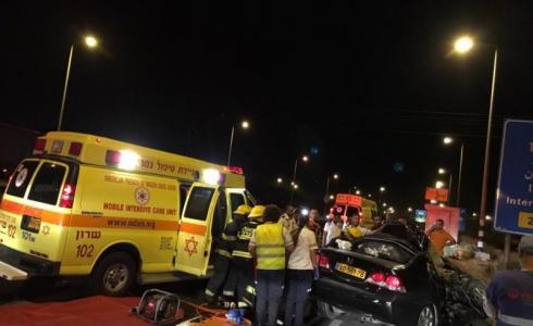 إصابات في حادث سير  داخل أم الفحم "أرشيف"
