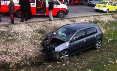 بلدة مشيرفة: حادث يسفر عن وقوع إصابتين بجراح متوسطة 