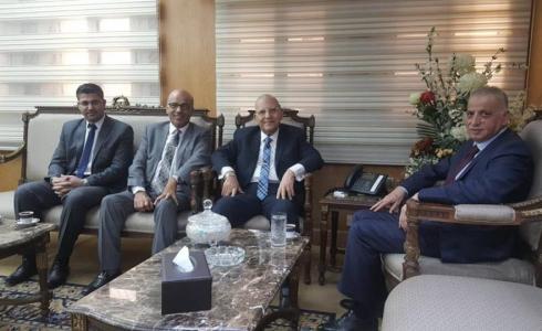 المستشار عماد سعد يلتقي  ووزير العدل المصري  في القاهرة