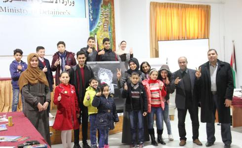 الثقافة بغزة تفتتح مخيمًا تدريبيًا للأطفال الموهوبين في الرسم