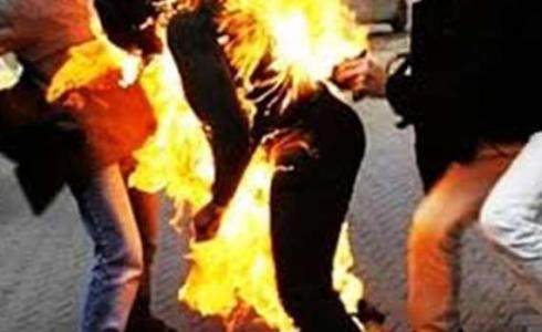 انتحار فتاة حرقًا -صورة تعبيرية-