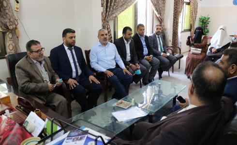  مجلس بلدية مخيم المغازي وسط قطاع غزة يتسلم مهامه